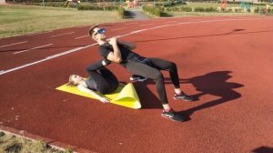 ПАРНАЯ ТРЕНИРОВКА С ДЕВУШКОЙ НА ВСЕ ГРУППЫ МЫШЦ. ШПАГАТ + ПРЕСС | DIMA SAP