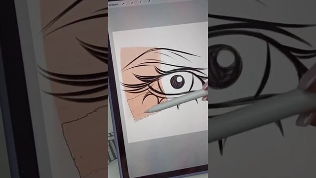 Туториал рисования глаза на iPad, iPhone, Android смотреть онлайн