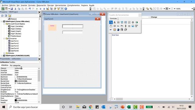 Excel VBA Eventos TextBox. Vídeo 16 смотреть онлайн