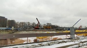 Станция метро Нагатинский Затон БКЛ 13. 03.22.mp4