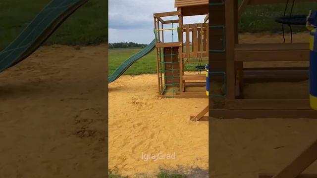 Видео обзор детской площадки «IgraGrad Крафт Pro 4» смотреть онлайн