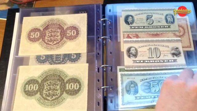 Самая редкая и красивая коллекция банкнот. Банкноты мира от Юрия. Не частая #Скандинавия. Альбом ч. смотреть онлайн