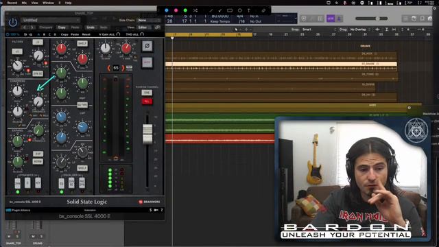 Mixing Metal Drums in Logic Pro X | Mixing Music on Logic Pro X Step by Step смотреть онлайн