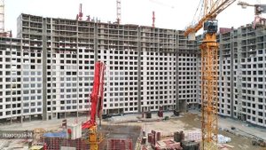 Обзор с воздуха ЖК «Румянцево-Парк» (аэросъемка: июнь 2021 г.)