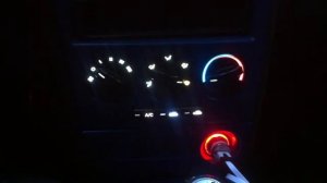 Подсветка блока климата КИа Спектра