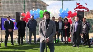 Открытие футбольной площадки в с.Арани.mp4