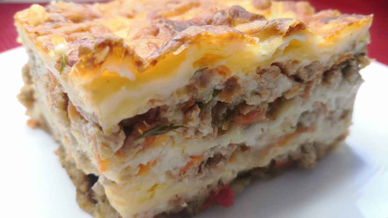 ВКУСНЕЙШАЯ ЛАЗАНЬЯ. Ею можно накормить армию гостей. Годится для заморозки впрок.