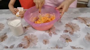 Рецепт морковного печенья! Простой рецепт!