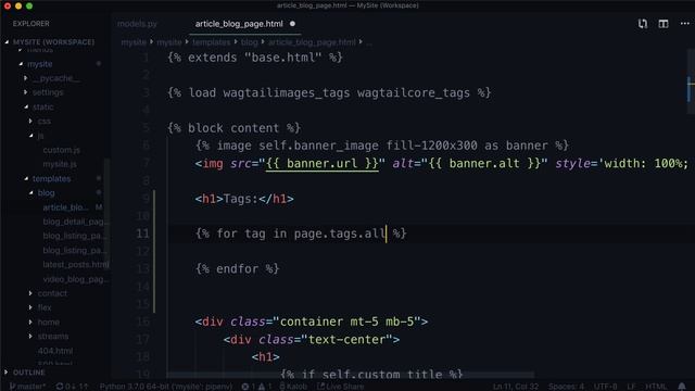 Wagtail CMS: Adding Tags to Pages смотреть онлайн