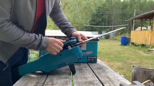 Распаковка аккумуляторной пилы Makita duc353z