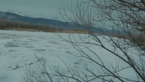 Рыбалка на реке  Ине, первый лёд. 2021г.