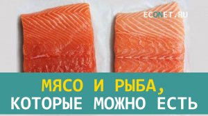 Мясо и рыба, которые можно есть