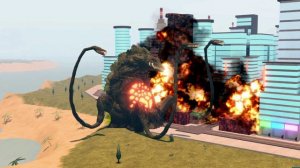 Biollante Old Model and New Model vs Rose Biollante - Roblox Kaiju Universe