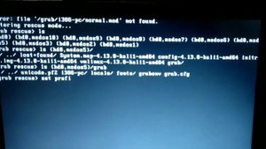 Solved Grub Rescue error Normal.mod not found Linux Ubuntu/Kali: file /grub/i386-pc/normal.mod