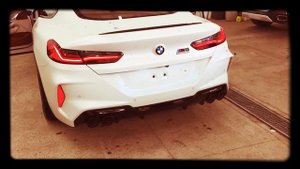 BMW M8 Competition Звук выхлопа