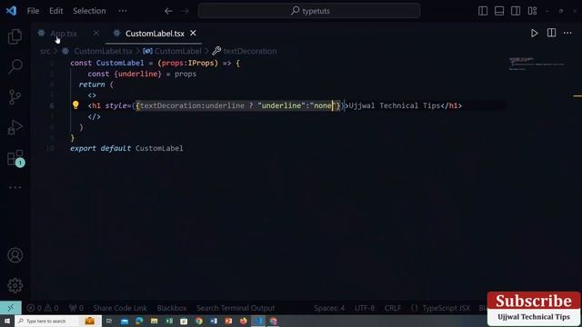 React JS Tutorial - Basic to Advance  ? React Typescript Booleans true or false?