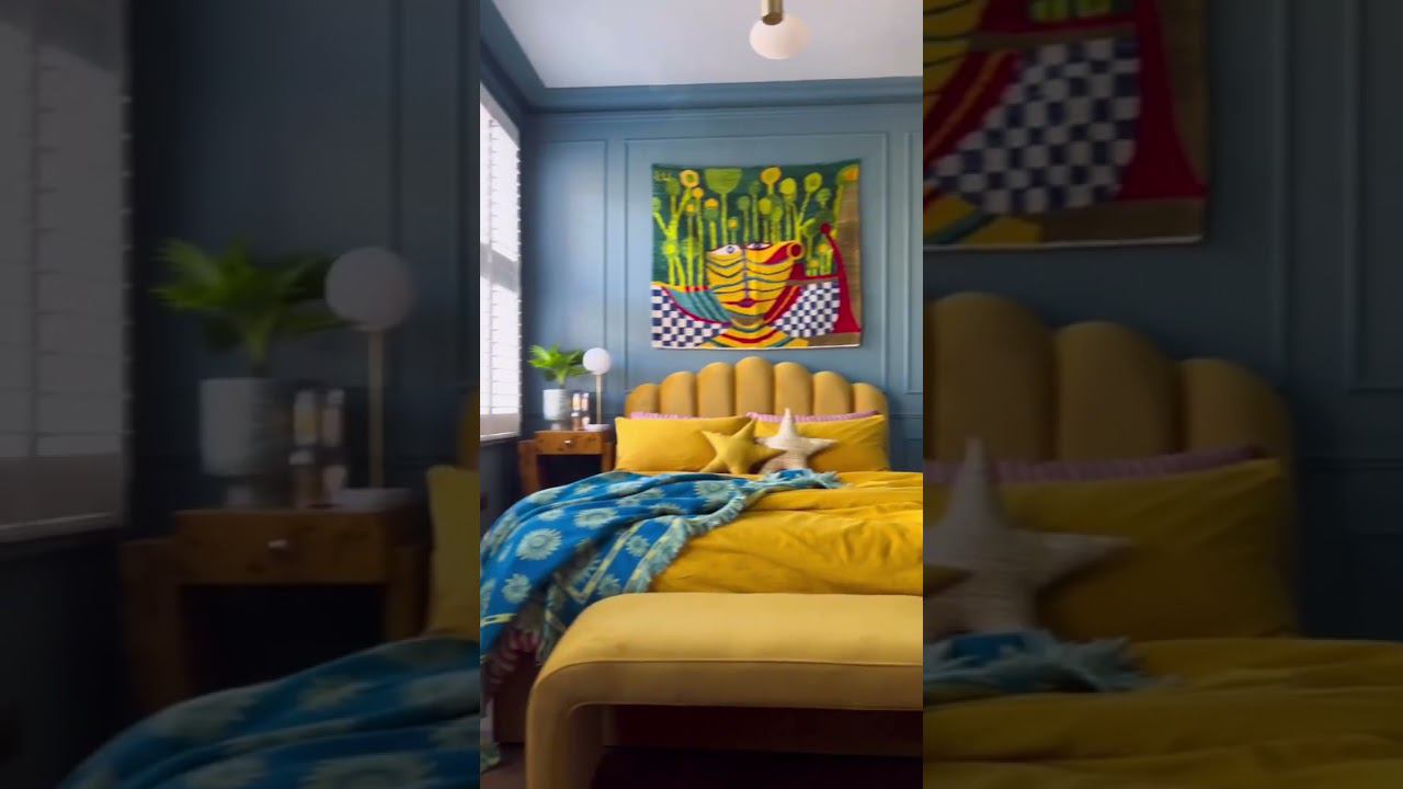 Забудьте все стереотипы! Не стоит бояться ярких цветов интерьере #diy #shorts видео thistimeincolour
