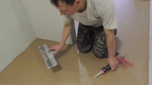 Стыкуем линолеум  - простейший способ