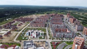 Северный парк, Серебряный бор. Томск с высоты.