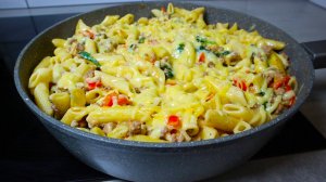 Мой любимый рецепт пасты с фаршем. Вы никогда не ели такой вкуснятины.