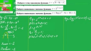 34 Как найти наименьшее наибольшее значение функции без производной
