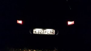 Ваз 2110 лаунч, огонь из глушителя.