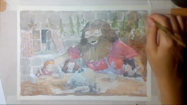 SpeedPaint Иллюстрация. Гарри Поттер и философский камень