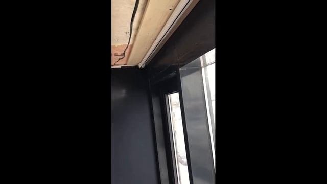 Электрокарниз Установленный в потолок без штор