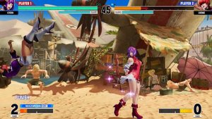 The King of Fighters XV - Athena vs Shermie - 4K