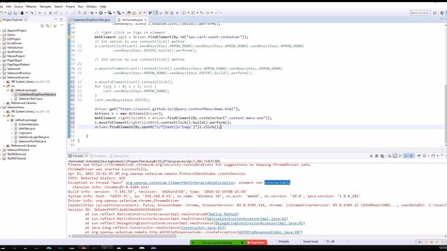 LiveClass_4_11_21: How to automate keyboard & Mouse events? Static & Dynamic drop-down in Selenium?