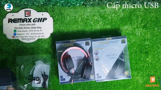 Tai nghe Bluetooth chụp tai Remax RB-725HB v5.0 hỗ trợ thẻ nhớ смотреть онлайн