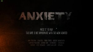  Обзор Anxiety - инди-хоррор