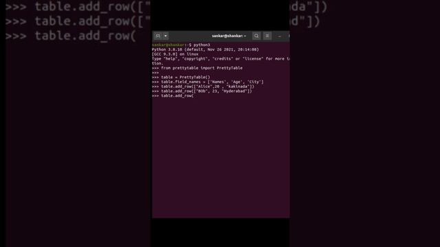 create tables in python? смотреть онлайн