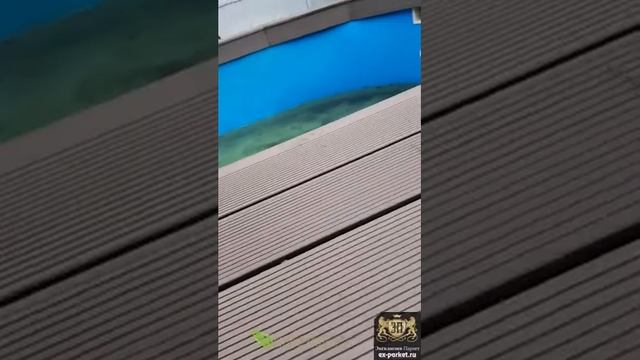 Монтаж декинга на бассейне | ДПК Good Cover смотреть онлайн