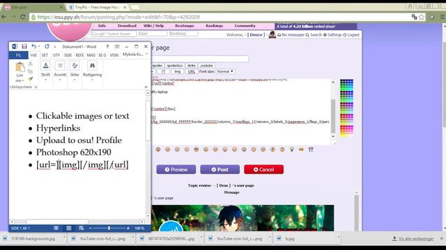 osu! How-To Make Clickable Image/Text | Hyperlink смотреть онлайн