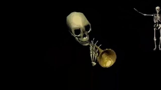 СКЕЛЕТ ИГРАЕТ НА ТРУБЕ СКЕЛЕТ ТАНЦУЕТ СМЕШНОЙ ОТЛИЧНО ИГРАЕТ ПРИКОЛЬНОЕ ВИДЕО ПРО СКЕЛЕТА смотреть онлайн