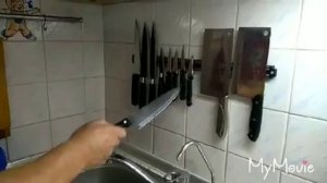 Как точить ножи в домашних условиях  #нож #наточить #дома #брусок #мусат