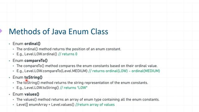 20 – Java Object–Oriented Programming OOP – Enum Type – شرح جافا