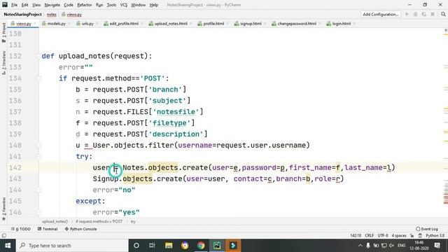 #23 Python Django Project  || Notes Sharing Site || Hindi