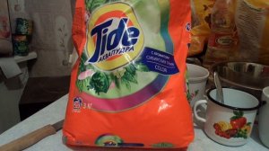 Стиральный порошок Тайд - говно. Tide аквапудра.