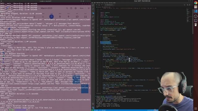 Speech to Calendar with OpenAI's Whisper смотреть онлайн