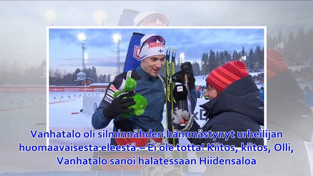 Huomaavainen Ele Östersundissa: Ampumahiihtäjä Olli Hiidensalo Yllätti Ylen Toimittajan 