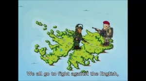 Argentine Falklands Cartoon - English Sub