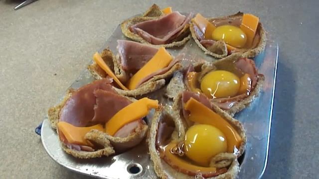 Ham and Egg Breakfast Cups -with yoyomax12 смотреть онлайн