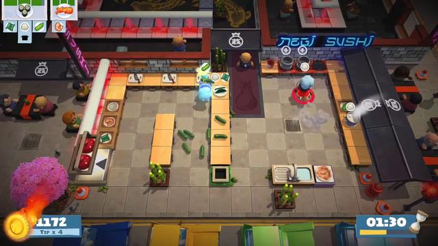 [Overcooked! 2] Story 1-3 - 2p - Score: 2468 w/ 笨笨 смотреть онлайн