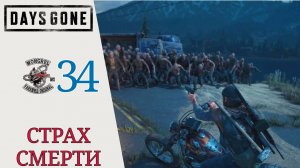 ⛽ СТРАХ СМЕРТИ - Прохождение Days Gone Жизнь после #34 Забота о безопасности (уничтожаем орду)