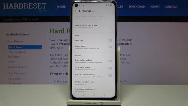 How to Enter Developer Options in OPPO A54 – Open Developer Mode