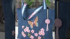 Most beautiful die denim bag collection stylish and comfortable handbag designs