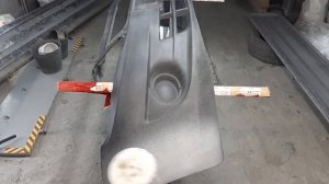пескоструйная обработка бампера