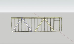 проект внутренней стены гаража в sketchup interior garage wall design